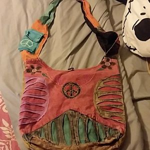 Hobo zipper/button purse